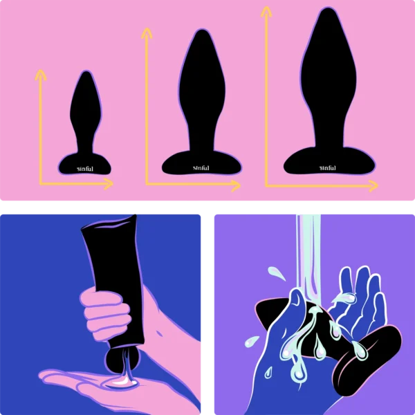 Sinful BumBum Silicone Butt Plug Set - Image 5