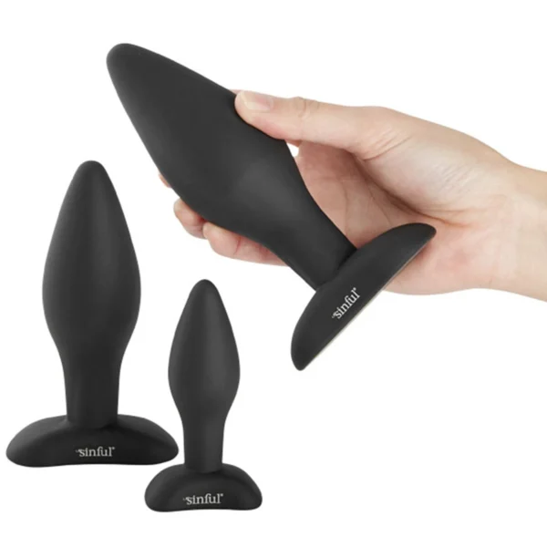 Sinful BumBum Silicone Butt Plug Set - Image 3