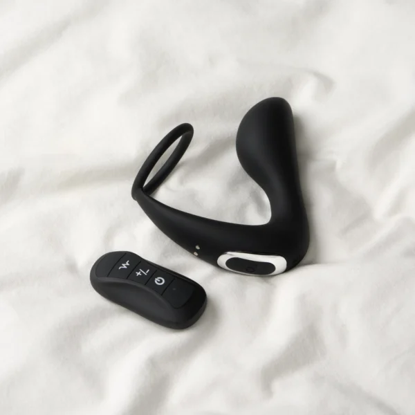 Sinful Vibrating Remote-controlled Prostate Stimulator with Cock Ring - Image 7