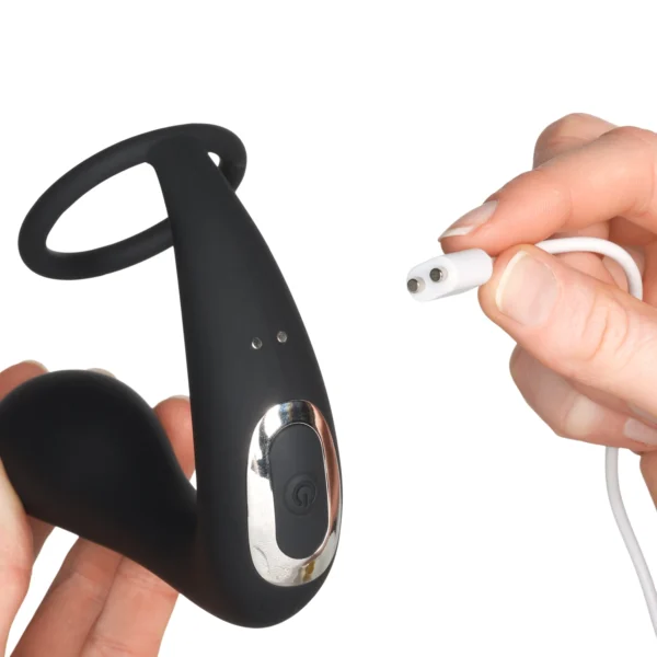 Sinful Vibrating Remote-controlled Prostate Stimulator with Cock Ring - Image 2